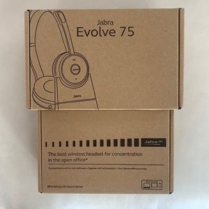 NIB Jabra Evolve 75 wireless headset
